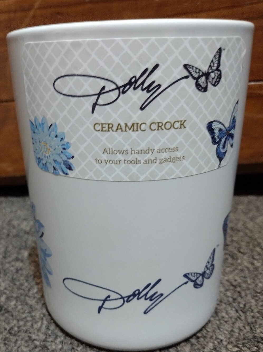 Dolly Parton's Ceramic Crock For Kitchen Tools & Gadgets - Picture 1 of 4
